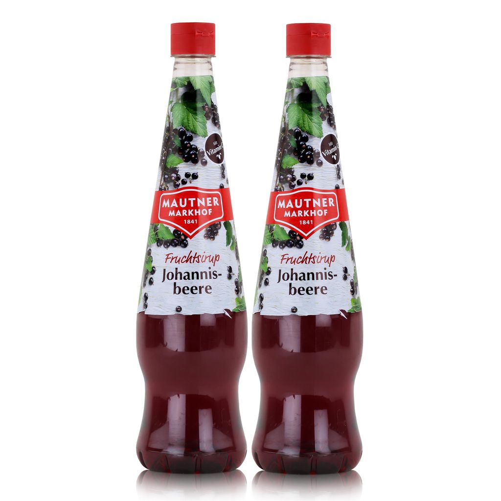 Mautner Getränkesirup Johannisbeere 0,7L - Softdrink, Produktbild 