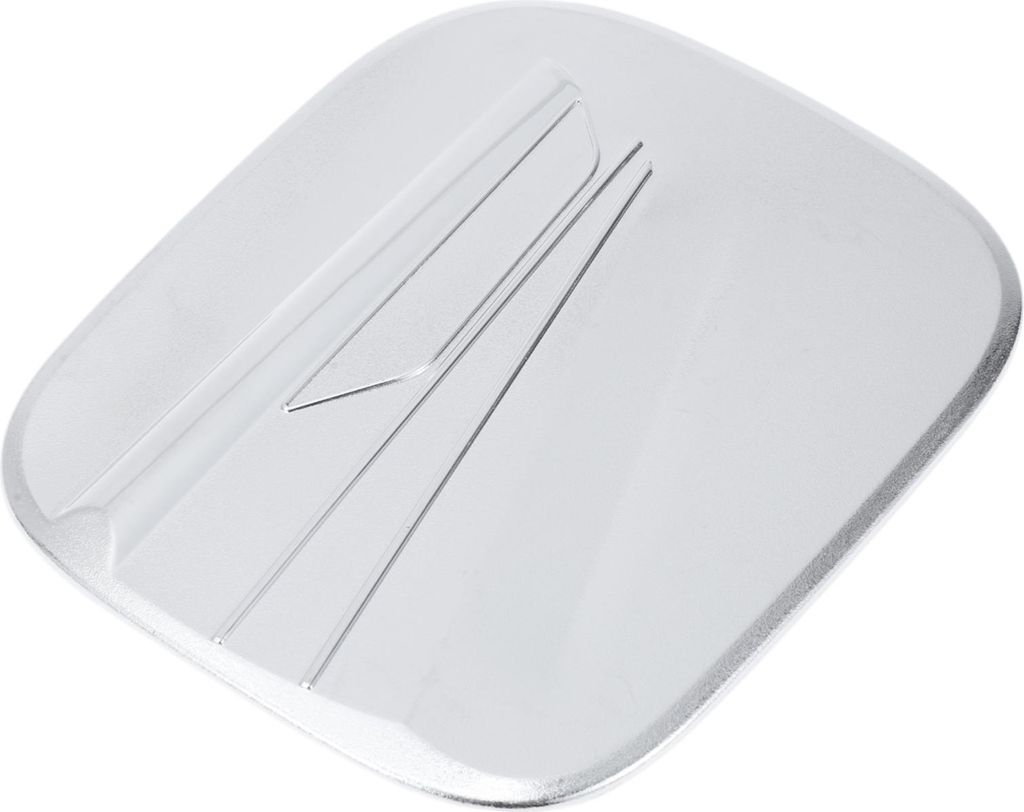 Kraftstofftankdeckel für Toyota Highlander 2022-2025 Kraftstoffeinfüllklappe Abdeckung Klebetyp Chrom Silber Ton ABS