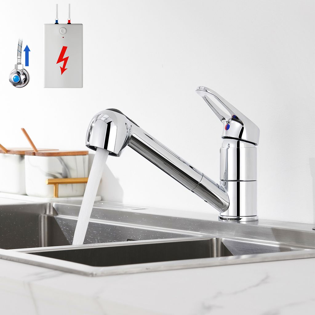 Küchenwasserhahn-Kopf Zum Ausziehen – Einfach Nach Unten Ziehbarer Sprühkopf In ölgeriebener Bronze, Passend Für Viele Armaturen