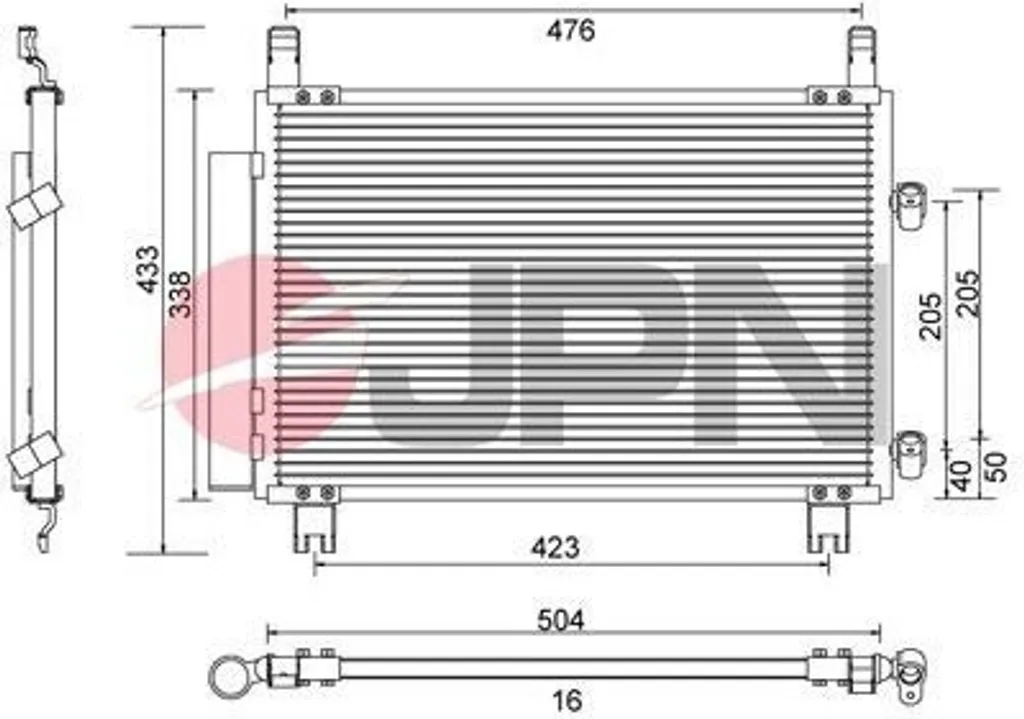 Réparer fuite clim Yaris P9 avec le condenseur JPN OE 884600D050