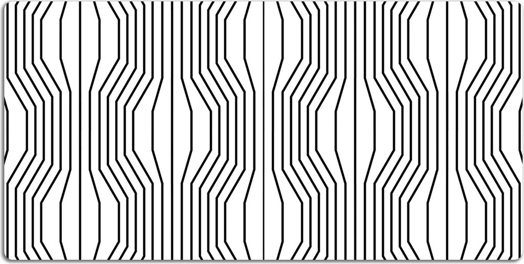 Schreibtischmatte Tischunterlage 120x60 cm Mauspad - Geometrische Illusion.