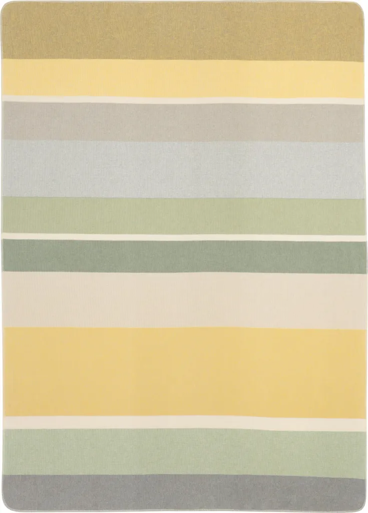 Couverture douce Stripe Delight Biederlack 150x200 cm pour votre salon