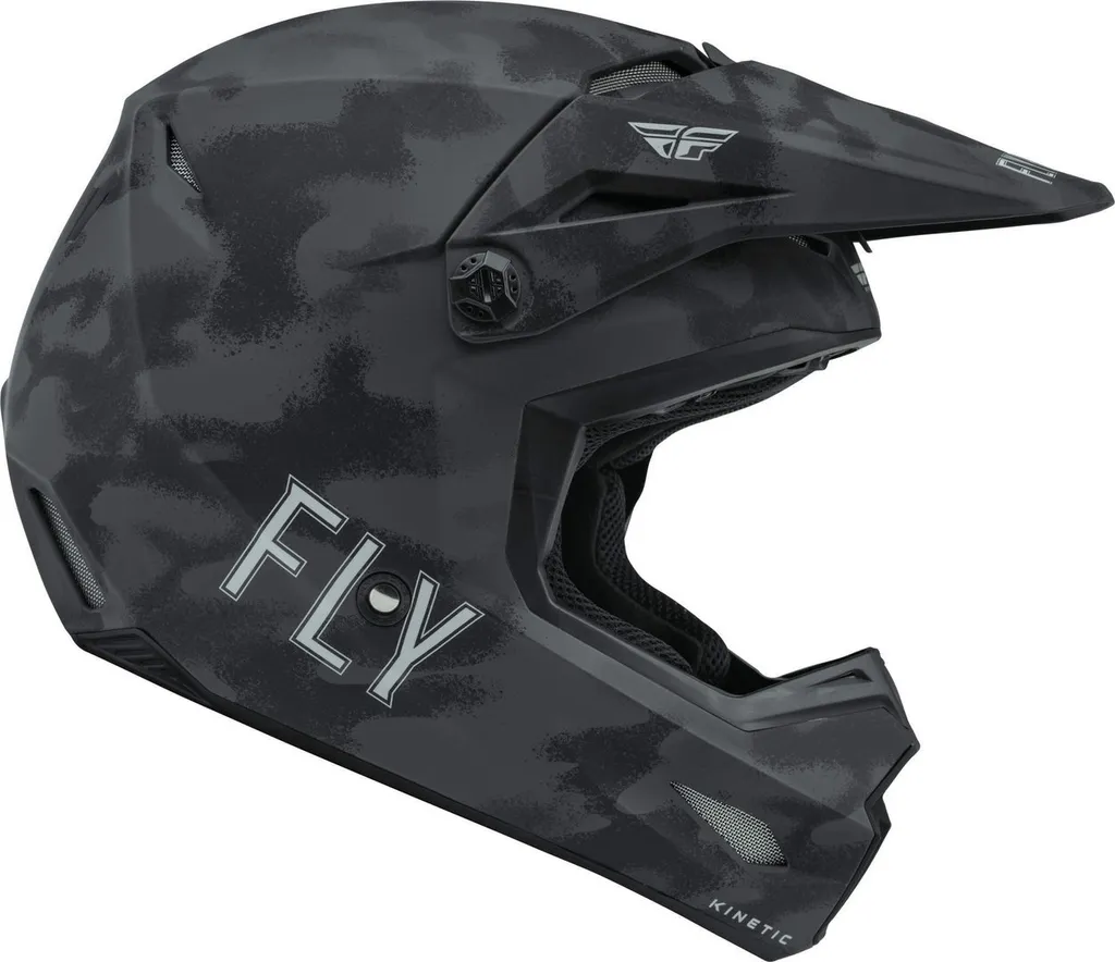 Casque de Moto Cross Enfant Fly Racing Kinetic Tactic pour Tout-Terrain