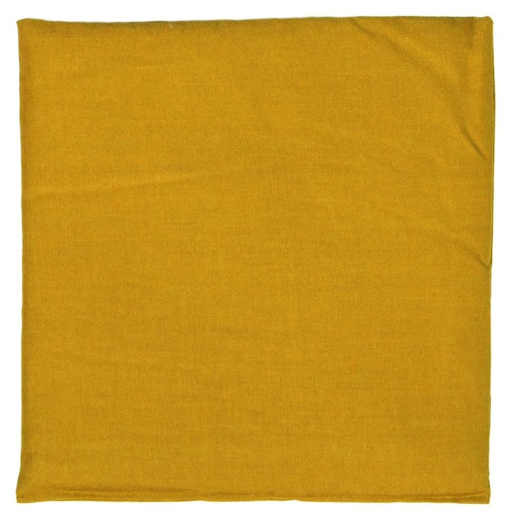 Johanniskernkissen 19x19cm mango - Kleines Körnerkissen als Wärmekissen und/oder Kühlkompresse