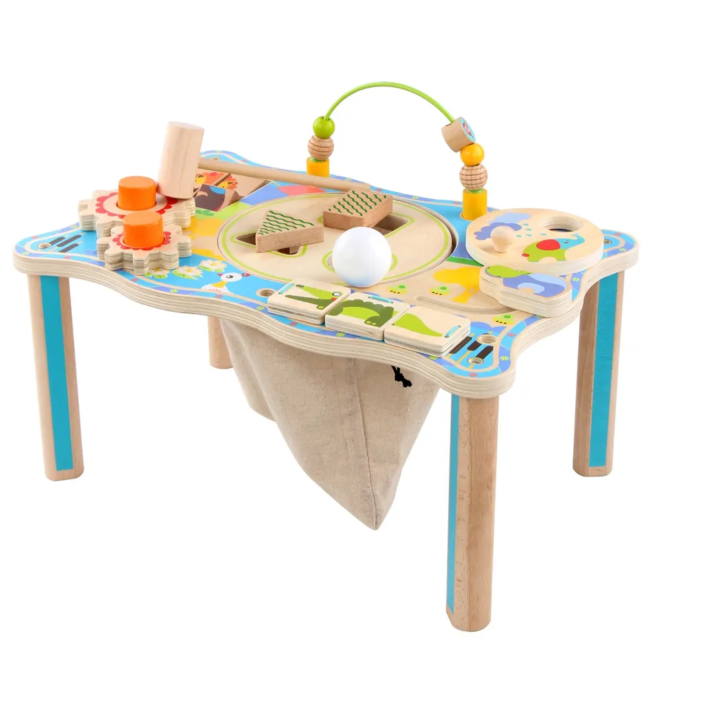 Table d'éveil multifonctionnelle en bois Expédition jungle Lucy & Leo - 7