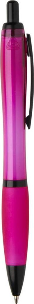 Floso - "Nash" Kontrast Detail-Kugelschreiber, Recycelter Kunststoff PF4879 (Einheitsgröße) (Magenta)