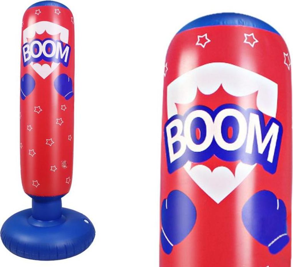 Nafukovací boxovací pytel červený/modrý 125cm Obrázek produktu 