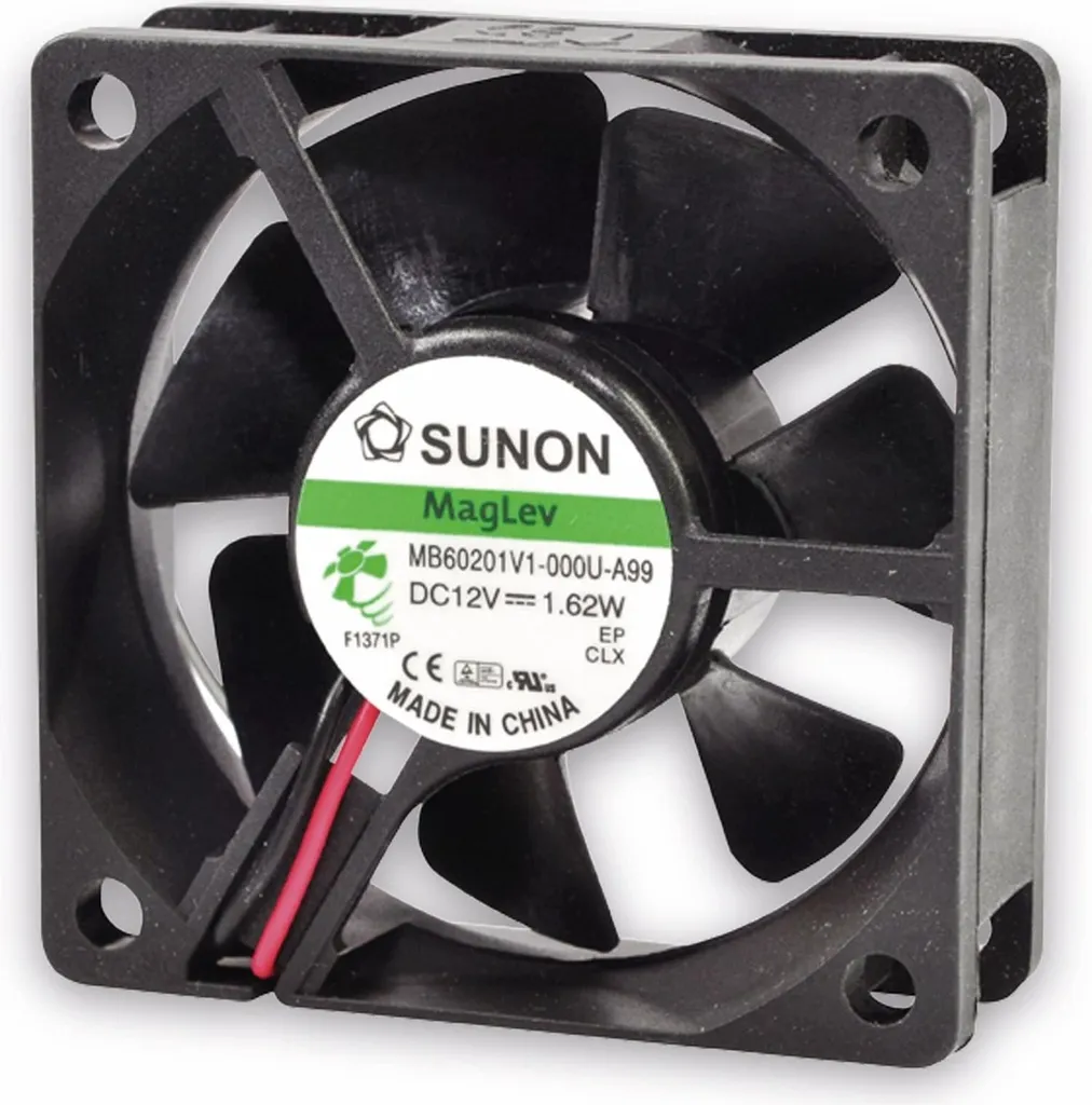 Ventola Industriale Sunon 60x60x20mm 12V DC | Cod. EE60201S11000U999