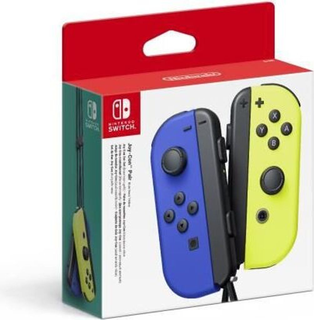 Nintendo Joy-Con czarny, niebieski, żółty analogowy/cyfrowy Zdjęcie produktu 7