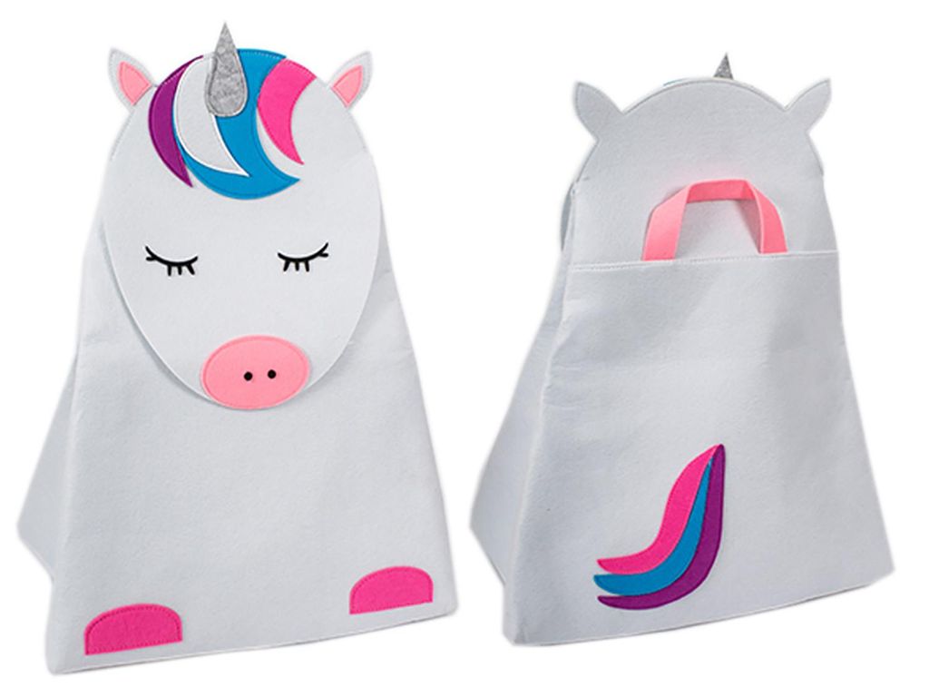 XXL Enfants Feutre Rangement Coffre à jouets Animaux H73cm Image du produit 