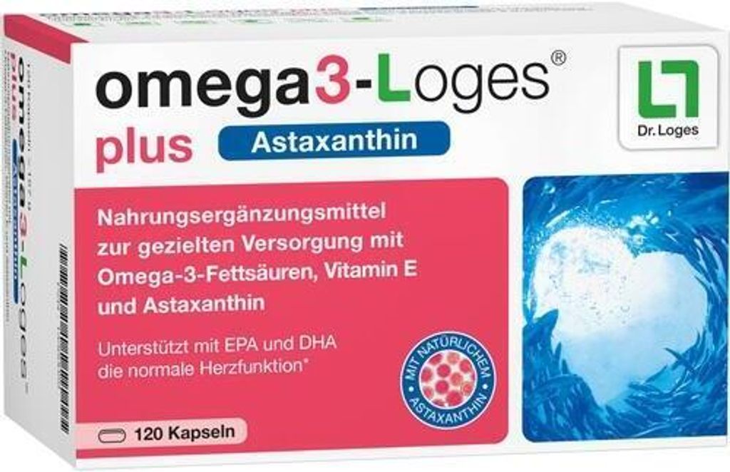 omega3-Loges plus astaxantín kapsuly, 120 kapsúl Obrázok produktu 