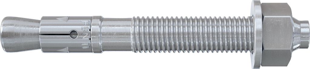 Fischer FBN II 12/30, Spreizdübel, Beton, Metall, Silber, Stahl, M12x79
