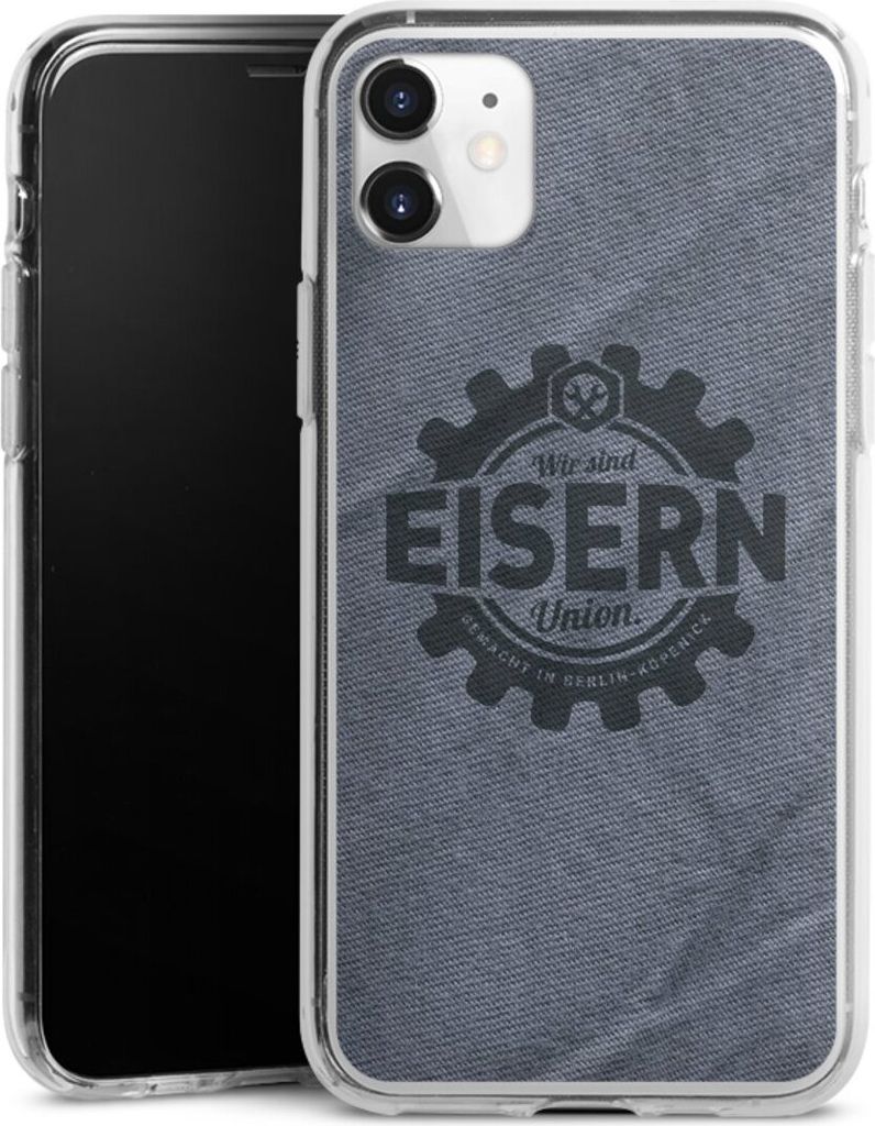 DeinDesign Handyhülle für Apple iPhone 11 Silikon Hülle Case Smartphone Schutzhülle 1. FC Union Berlin FCU Offizielles Lizenzprodukt