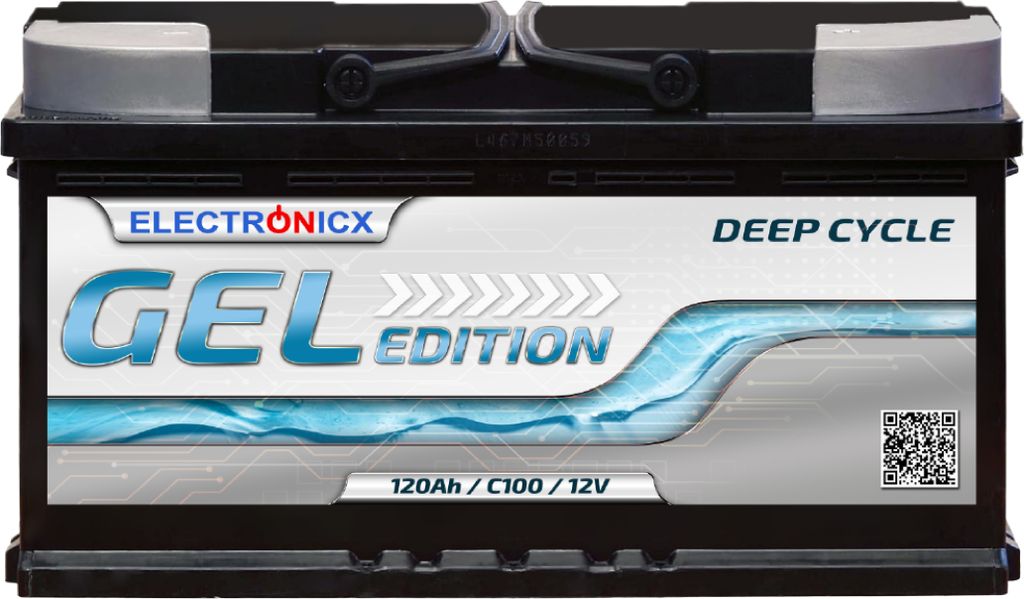 Gélová batéria 120 Ah Electronicx Edition 12 V pre obytný Obrázok produktu 