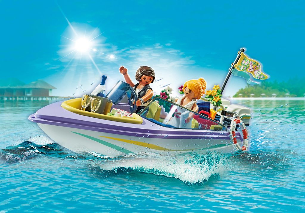 PLAYMOBIL city life 71366 mariés et bateau Image du produit 