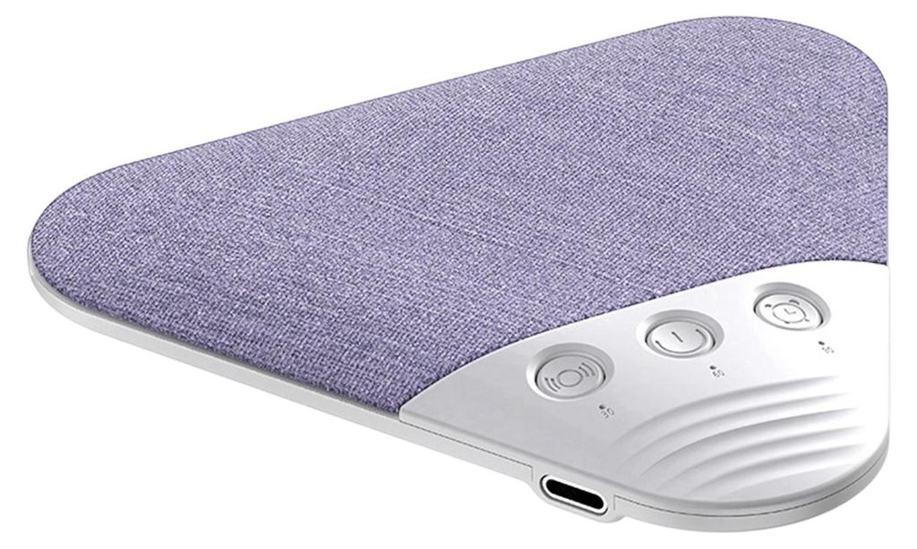 Bluetooth-kompatibler Kissenlautsprecher mit Weißrausch-Timer, USB-aufladbarer Unterkissen-Schlaflautsprecher, kabelloser, privater Schlafkopfhörer