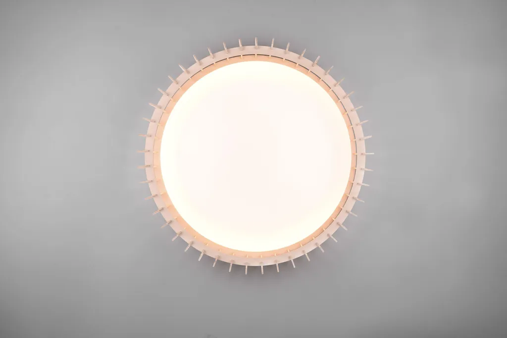 Plafonnier moderne à LED intégrées MONTE brun pour éclairage de salon - 2