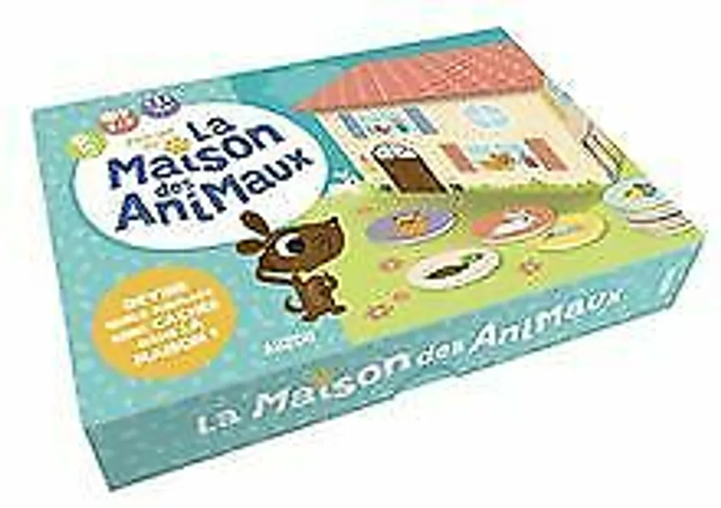 Jeu éducatif 3 ans P'tit jeu de la maison des animaux Auzou