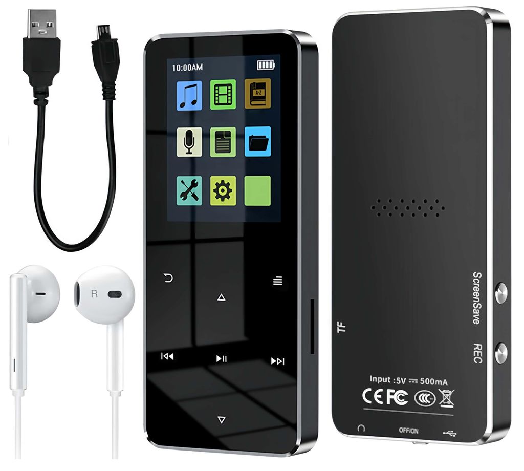 MP3-Player mit Bluetooth HiFi-Sound Musik-Player mit Produktbild 