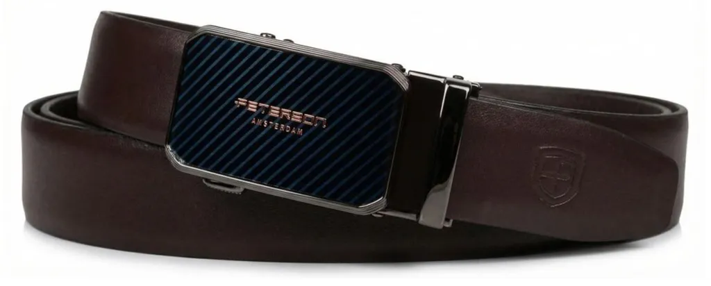 Peterson Ceinture en Cuir Marron rovicky3129558 PTNA016DBROWN90805
