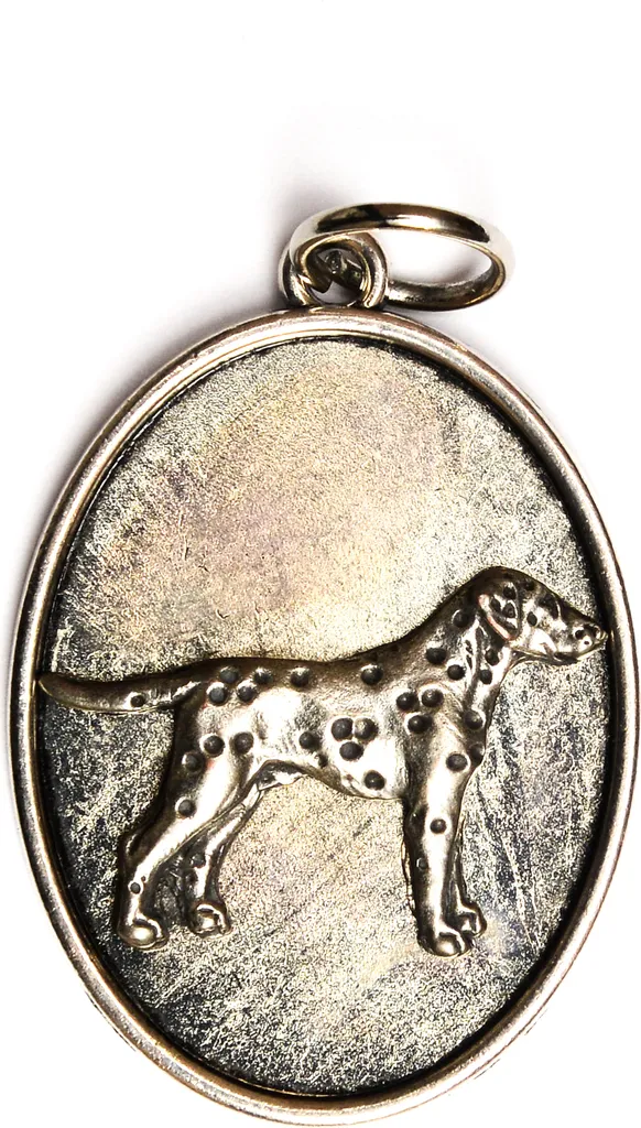 Ciondolo Cane Dalmata Argento | Collana Unica Art-Dog Mamma Canina