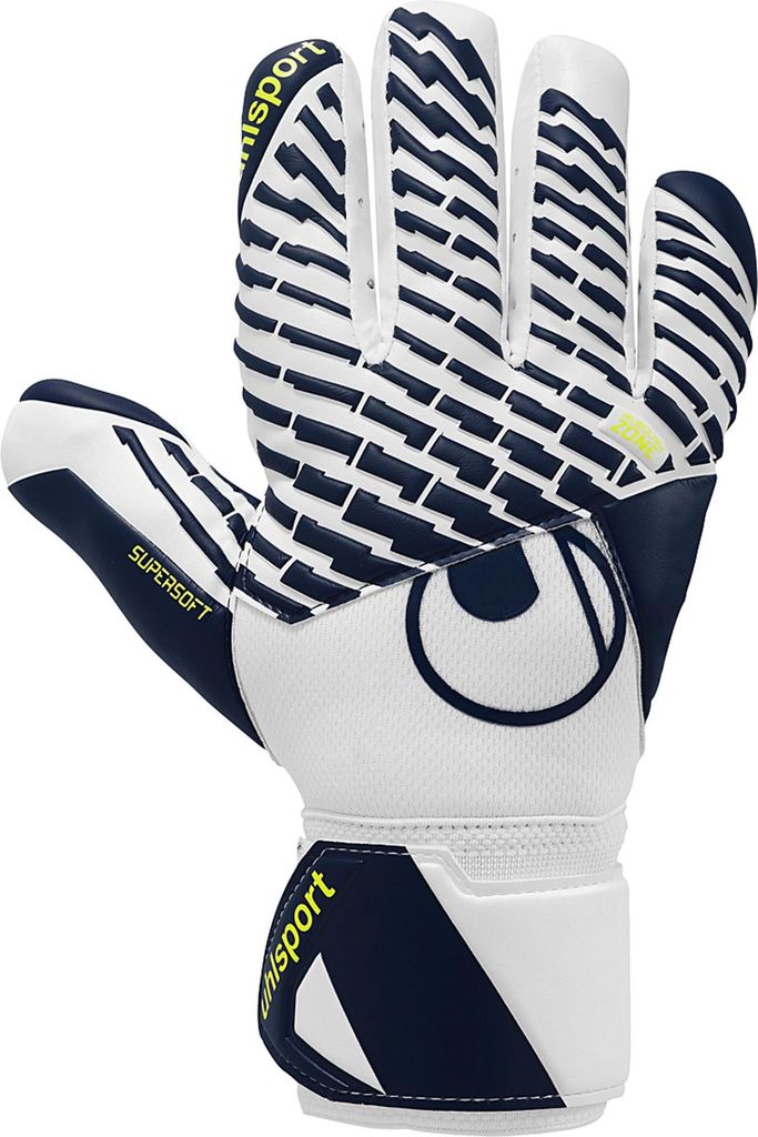 UHLSPORT FM Supersoft HN WEIß/MARINE/FLUO GELB WEIß/MARINE/FLUO GELB 10,5