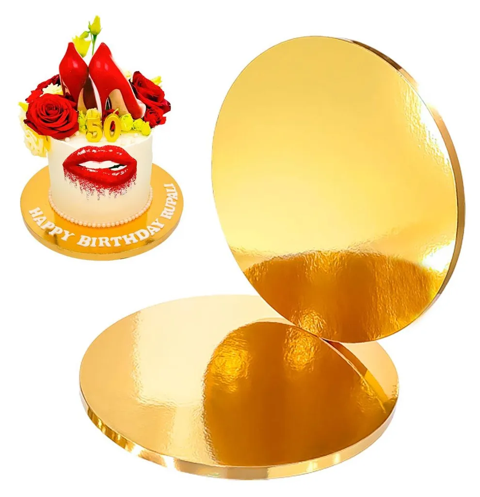 Cake Board, Supporto Per Torte Rotonde Da 3 Mm 30 Cm, 5 Tavola Per Torte