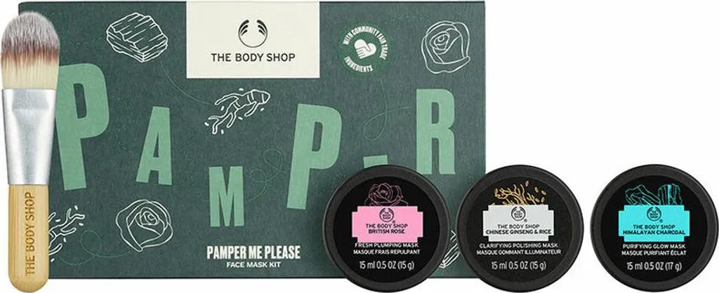 Kit Masque Beauté Pamper Me Please The Body Shop Formule Naturelle 5 pcs