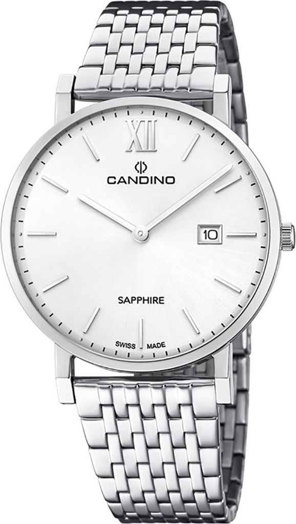 Candino Herren Analog Uhr Classic Luxus Edelstahl Armbanduhr silber UC4722/1