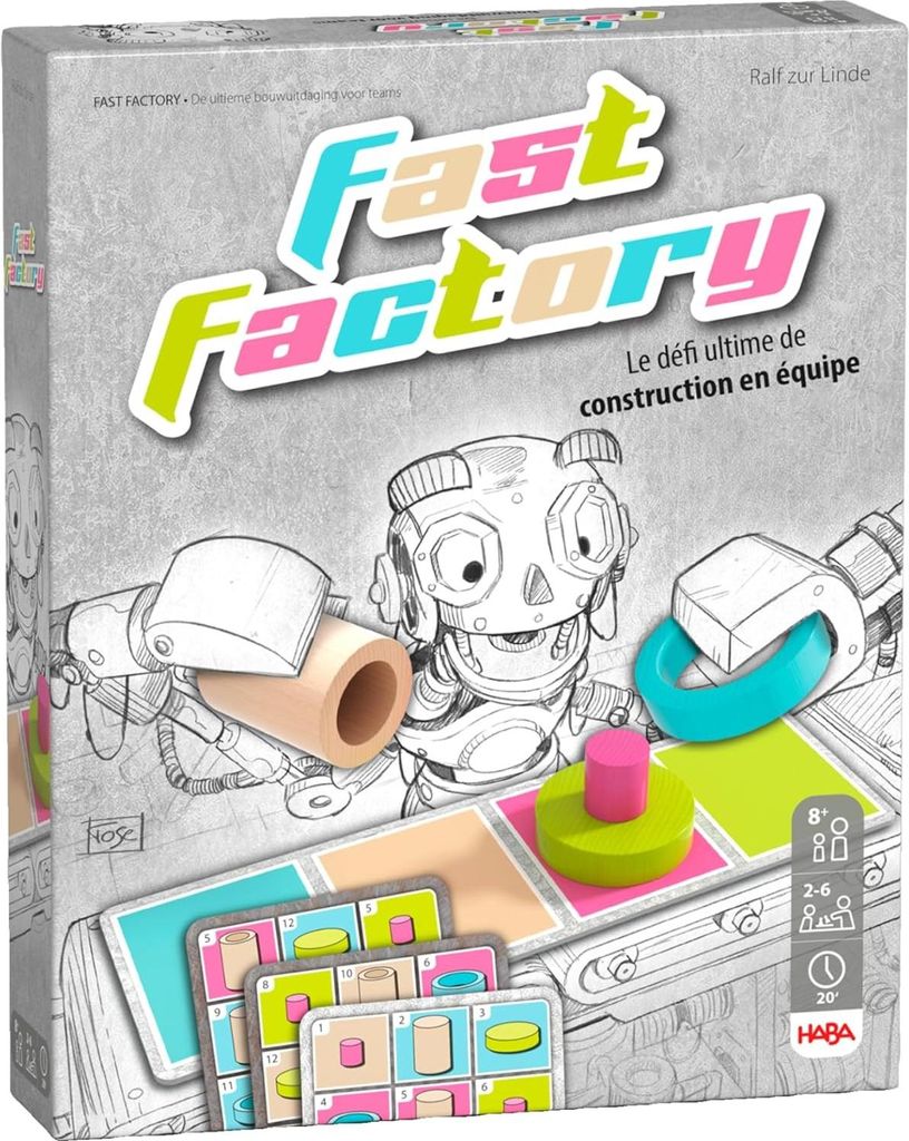 Haba Fast Factory Lernspiel für Kinder und Familie - Produktbild 
