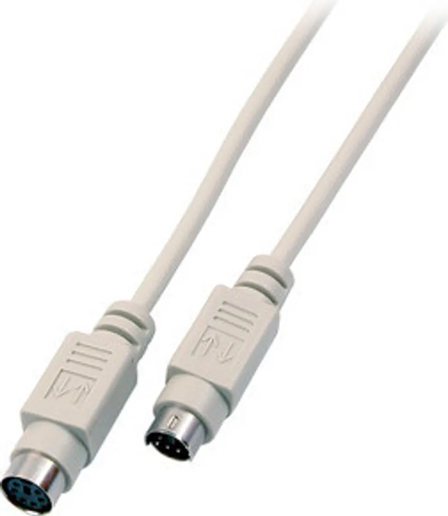Prolunga PS/2 10m EFB EK323.10 | Cavo Tastiera e Mouse Beige Mini-DIN