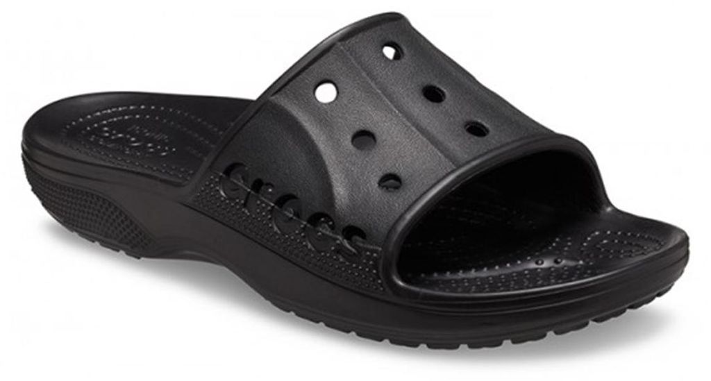 Crocs Baya Slide Uni – Leichte Badelatschen aus Croslite , rutschfest & wasserfest 42-43 EU