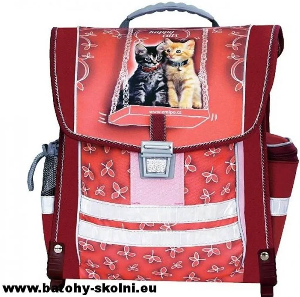 Cartable Happy Cats EMIPO - Sac léger et imperméable pour l'école primaire