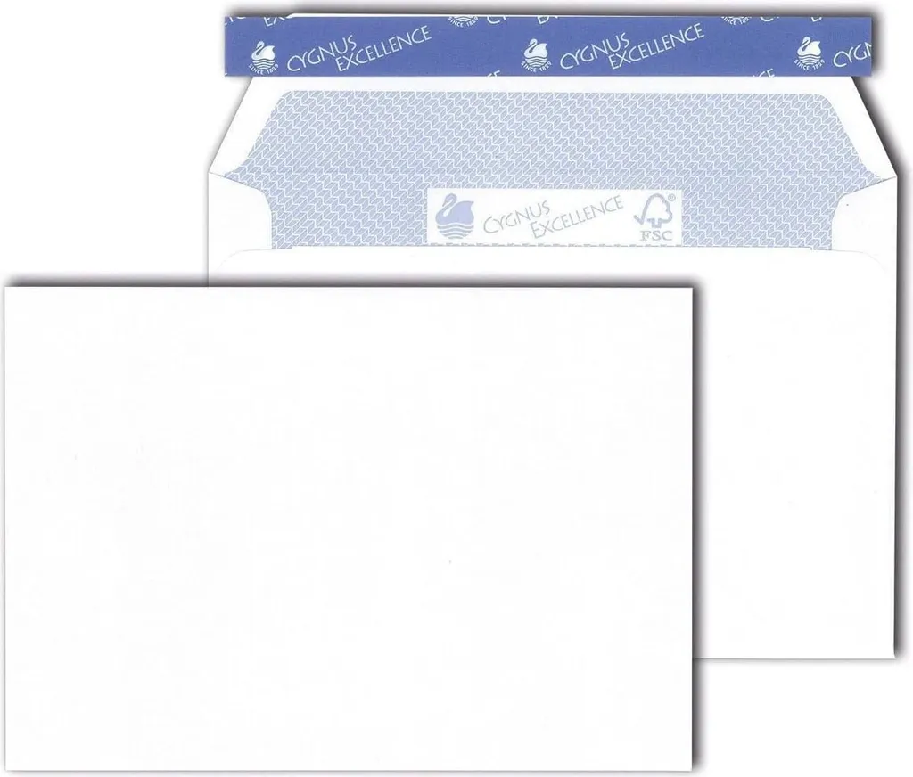 Lot de 100 Enveloppes C6 pour faire-part et bureaux - MAILmedia Cygnus