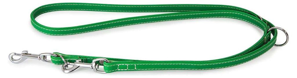 Das Lederband Hunde Führleine Barcelona Summer-Green, Maße: 200 cm / 18 mm