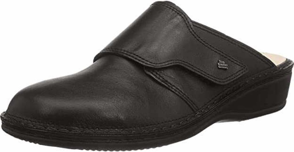 Finn Comfort 2526 Aussee Nappa Damen Clog Arbeit / Freizeit, Farbe:schwarz, Größe:35