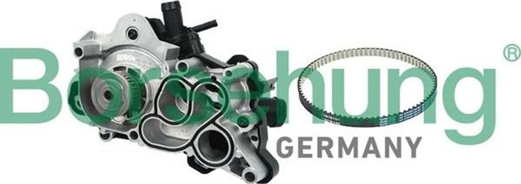Borsehung B11207 Wasserpumpe, Motorkühlung OE 04C121605 kompatibel mit Ibiza, Leon, Octavia, Superb, Yeti, Scirocco