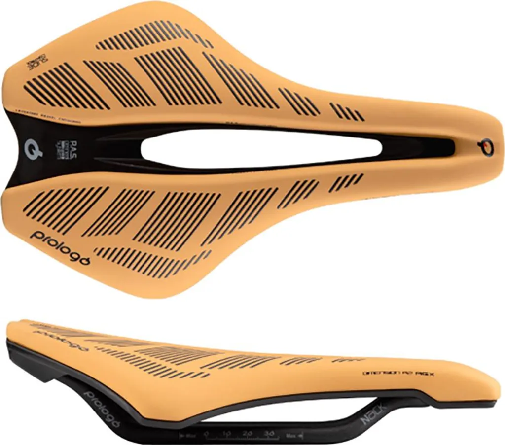 Selle Prologo Dimension PAS Tirox 143 mm jaune antidérapante R2