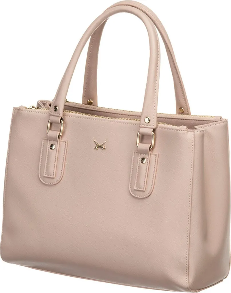 Sac bandoulière Sansibar Rose : format Zip Bag avec finitions premium