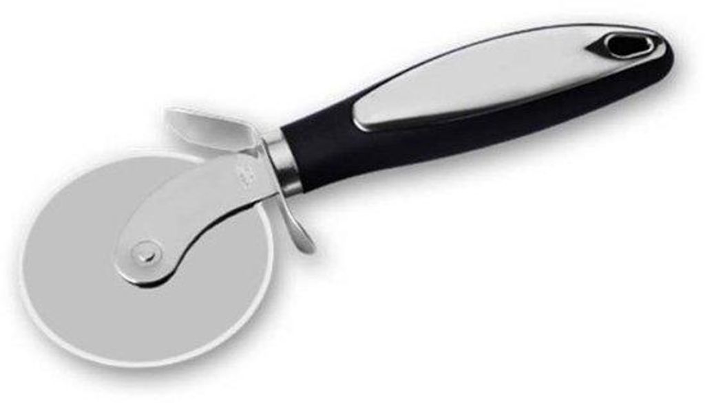 Pizzabrot-Schneider mit Haken - Edelstahl - Waschmaschinengeschützt - 21*8cm