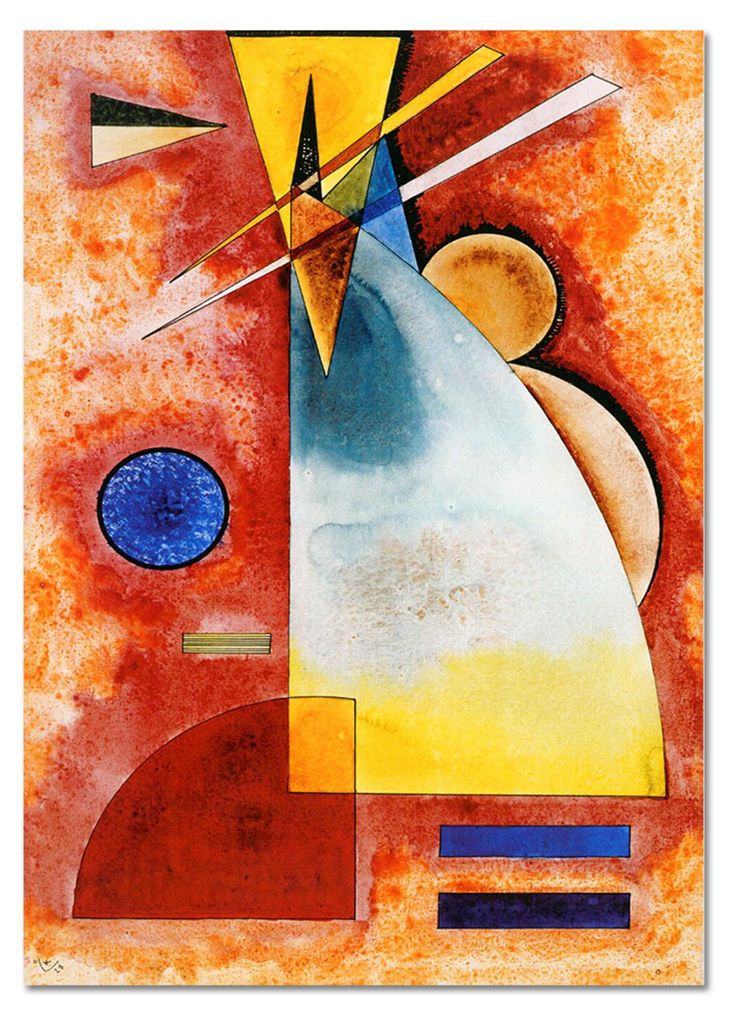 Giallobus - Ineinander - Vassily Kandinsky - 100L x 140B cm - Bild - Acrylglas