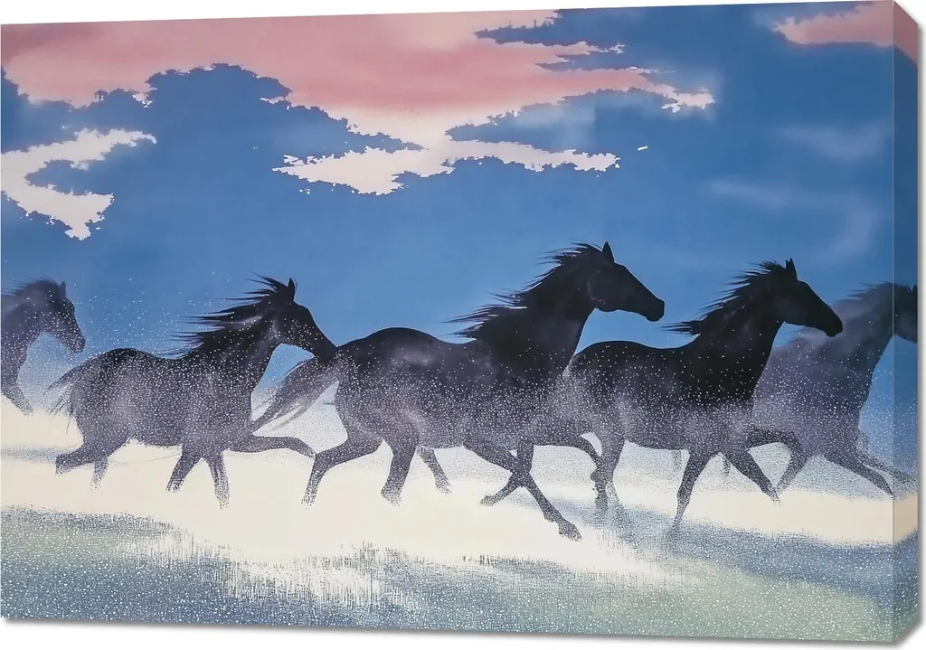Quadro 100x70 cm Libertà e Indipendenza | Tela d'Autore per Arredo