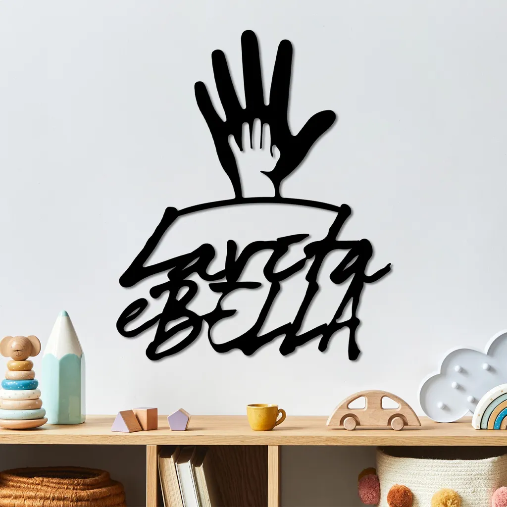Decorazione Parete Metallo Wallity Vita E Bella 3 - Stile e Anima