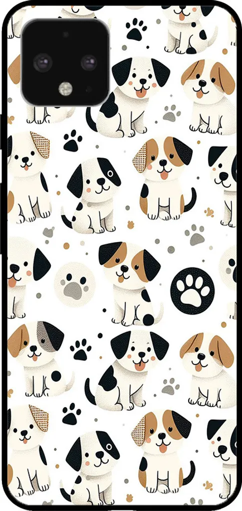 Cover Pixel 4 TPU Dog Design - Protezione Anti-Urto Google Pixel