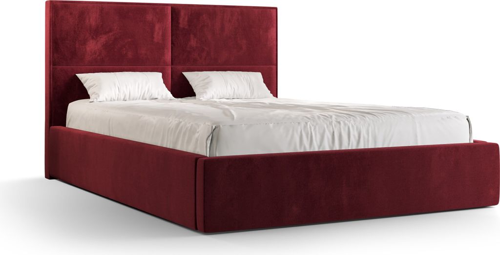 Roe Furniture | Boxspringbett - APOLLO - 160x200 cm - Kastanienbraun - mit Bettgestell und Bettkasten - Tagesbett - Polsterbetten - Bett Schlafzimmer