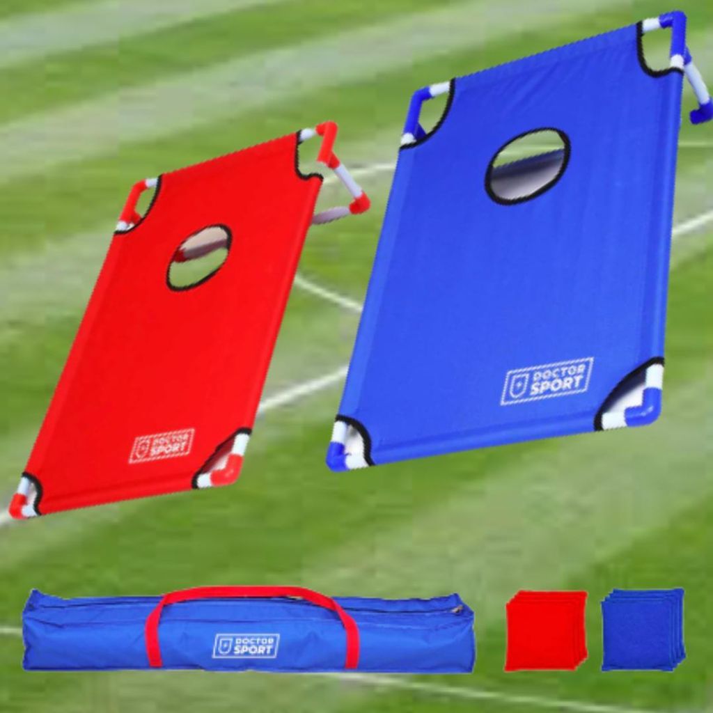 Double jeu U.S.A. CORNHOLE bleu-rouge dans un sac de Image du produit 