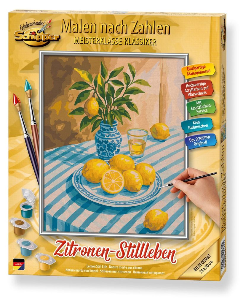 Schipper 609240931 - Malen Nach Zahlen - Zitronen-Stillleben - Neu