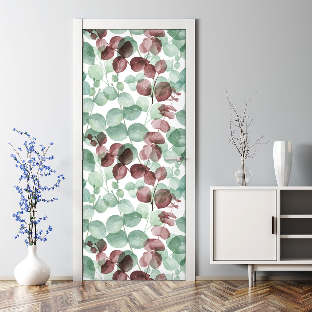 Dekorative Türtato Aufkleber selbstklebend Klebefolie Türposter Moderne Ananas 70 x 200 cm