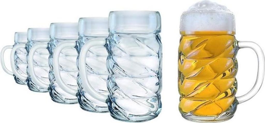 Stölzle Lausitz 1 Stück Diamond Maßkrug 0,5l l Bierkrug im Produktbild 
