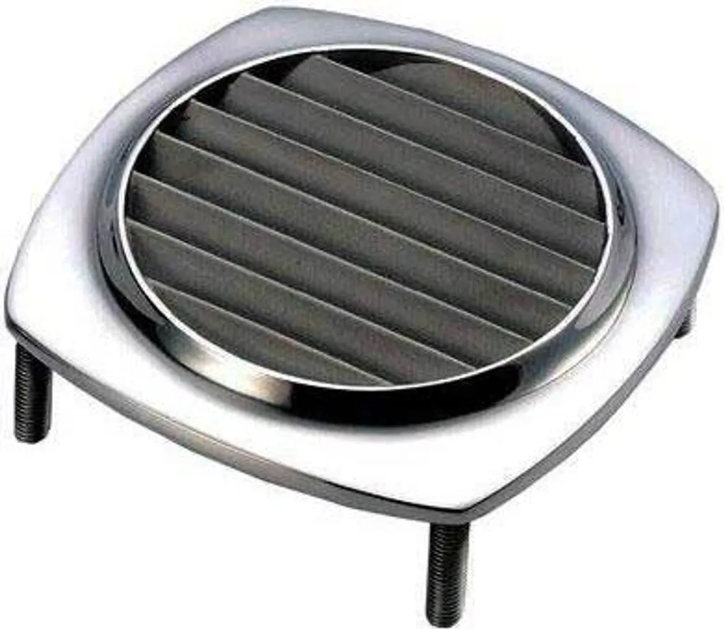 Ventilateur de Pont Circulaire en Inox 316 - Grille Ronde pour Bateau